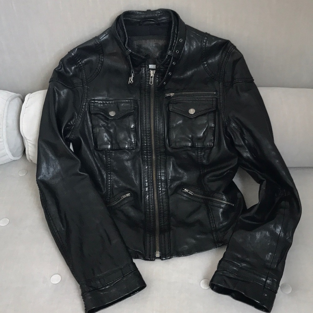 True Religion Leather Jacket